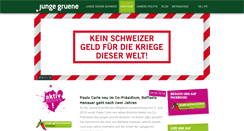 Desktop Screenshot of jungesgruenesbuendnis.ch